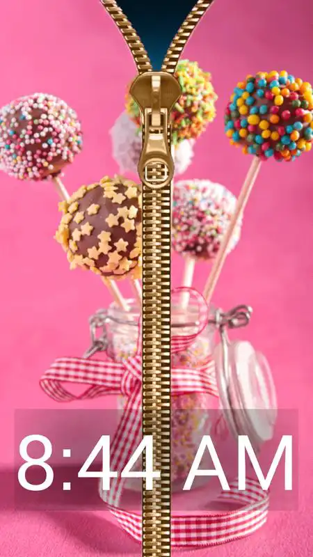 Play Candy Zipper Lock Screen