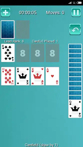 Play Canfield Solitaire (All Variants)  and enjoy Canfield Solitaire (All Variants) with UptoPlay