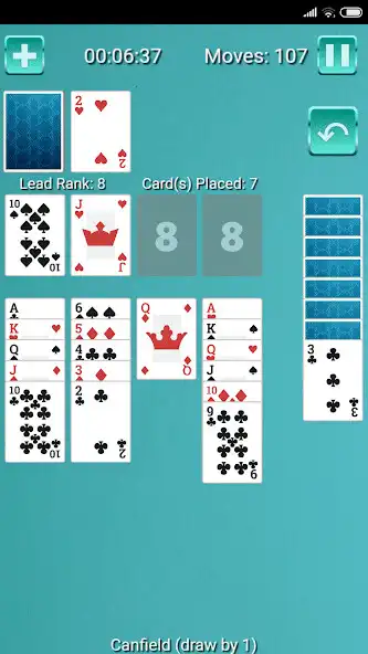 Play Canfield Solitaire (All Variants) as an online game Canfield Solitaire (All Variants) with UptoPlay