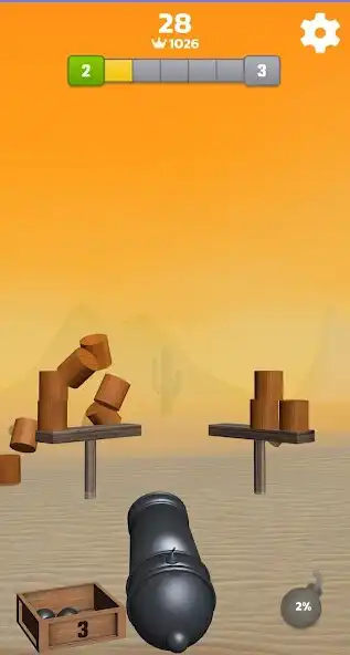 Play Cannon Balls 3D as an online game Cannon Balls 3D with UptoPlay