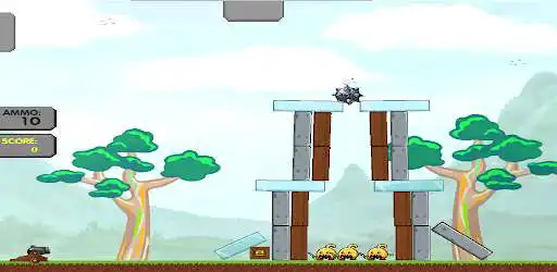Play Cannon, blocks, 2 cores as an online game Cannon, blocks, 2 cores with UptoPlay