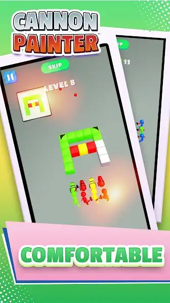 Play Cannon Painter as an online game Cannon Painter with UptoPlay
