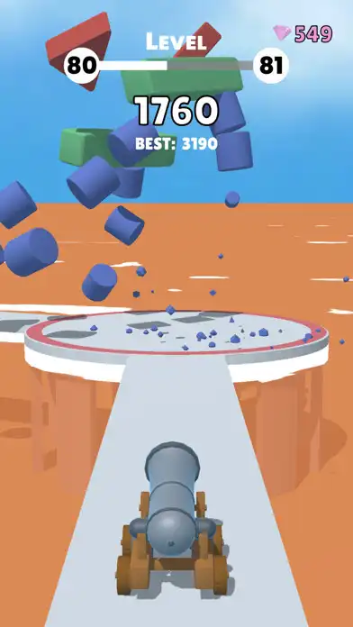 Play Cannon Run as an online game Cannon Run with UptoPlay