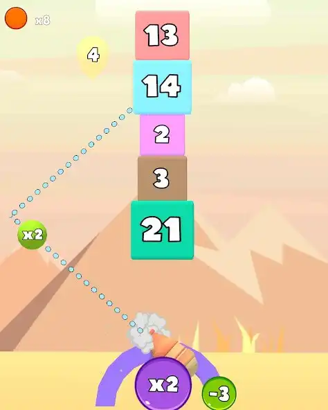 Play Cannon Sort as an online game Cannon Sort with UptoPlay