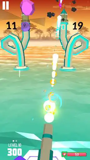 Play Cannon Vs Tower 3D as an online game Cannon Vs Tower 3D with UptoPlay