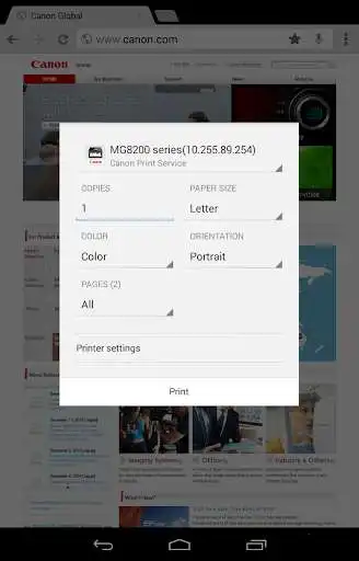 Play Canon Print Service as an online game Canon Print Service with UptoPlay