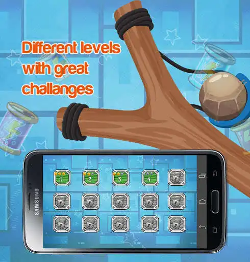 Play Cans knockdown : Slingshot Play Cans knockdown : Slingshot