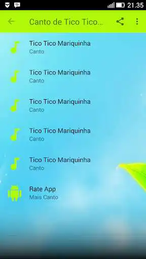Play APK Canto de Tico Tico Mariquinha  and enjoy Canto de Tico Tico Mariquinha with UptoPlay 