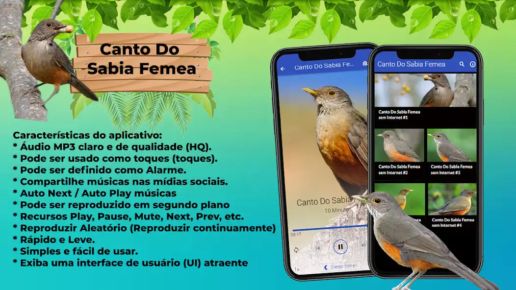 Play Canto Do Sabiá Fêmea as an online game Canto Do Sabiá Fêmea with UptoPlay