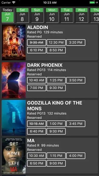 Play iPhone app Canyon Meadows Cinemas with UptoPlay