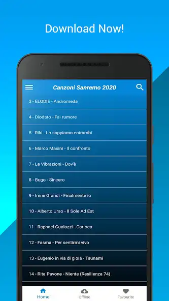 Play Canzoni Sanremo 2020 as an online game Canzoni Sanremo 2020 with UptoPlay