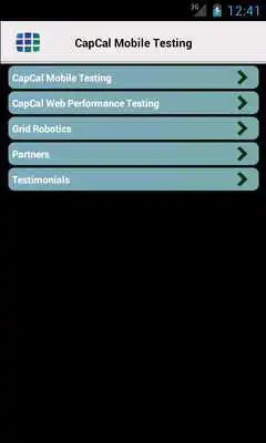 Play CapCal Mobile Testing