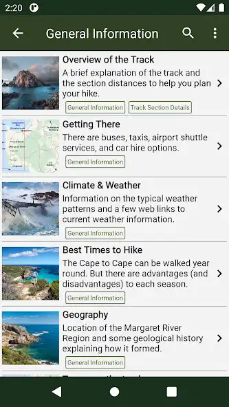 Play Cape to Cape Track Guide as an online game Cape to Cape Track Guide with UptoPlay