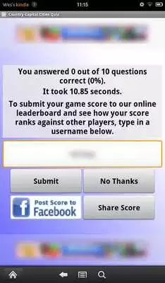 Play Capital Cities Quiz: Countries