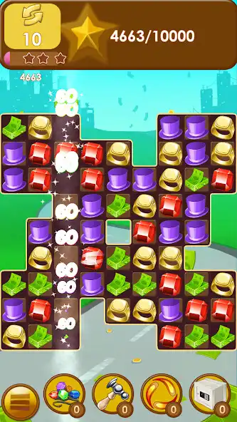 Play Capitalist Millionaire Match 3  and enjoy Capitalist Millionaire Match 3 with UptoPlay