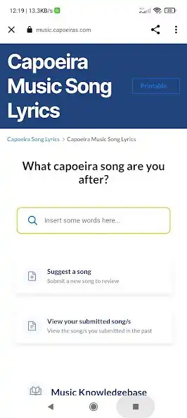 Play Capoeira Music Lyrics as an online game Capoeira Music Lyrics with UptoPlay