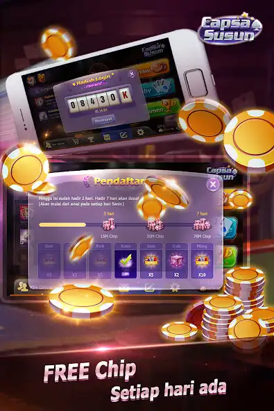 Play Capsa Susun(Poker Casino) as an online game Capsa Susun(Poker Casino) with UptoPlay