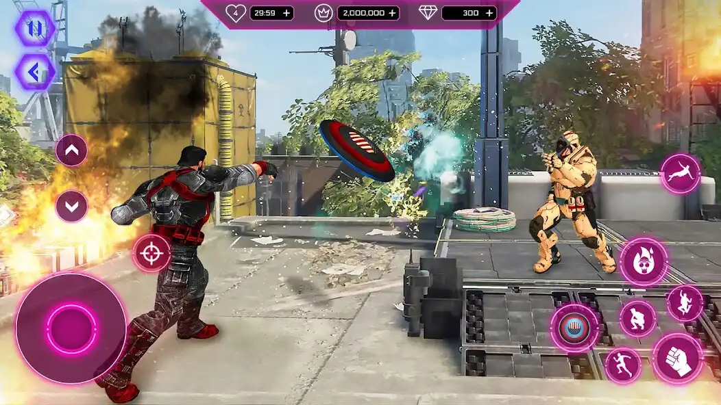 Play Captain hero vs Iron Hero  and enjoy Captain hero vs Iron Hero with UptoPlay