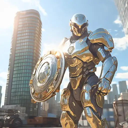 Play Captain Super hero iron game APK