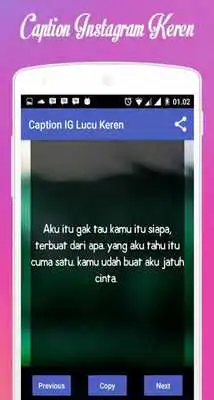 Play Caption IG Lucu Keren