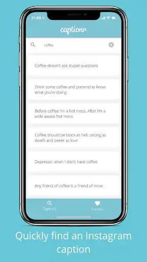 Play Captionr for Instagram Captions and Quotes as an online game Captionr for Instagram Captions and Quotes with UptoPlay