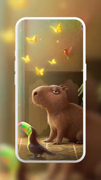 Play Capybara Cute Wallpaper as an online game Capybara Cute Wallpaper with UptoPlay