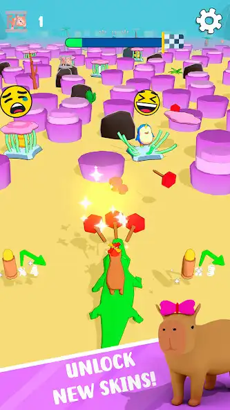 Play CapybaraRunner as an online game CapybaraRunner with UptoPlay