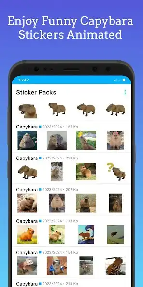 Play Capybara Stickers  and enjoy Capybara Stickers with UptoPlay