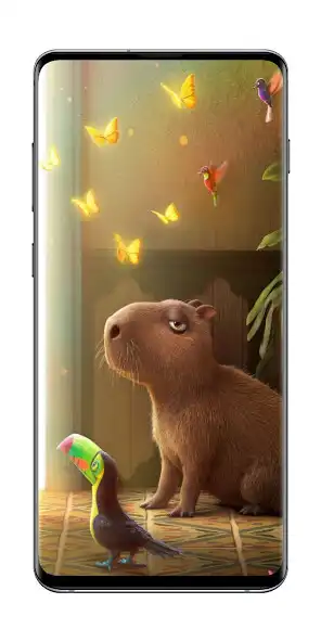 Play Capybara Wallpaper Cute Funny as an online game Capybara Wallpaper Cute Funny with UptoPlay