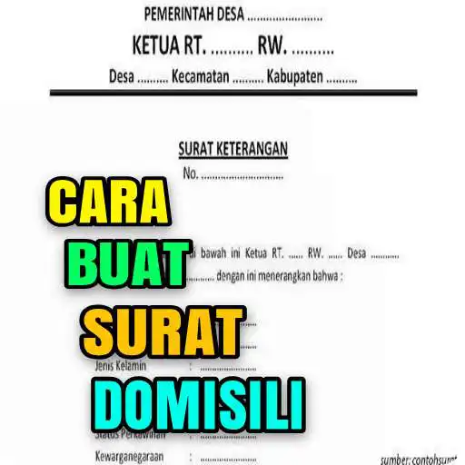 Play Cara Buat Surat Domisili APK Play Cara Buat Surat Domisili APK