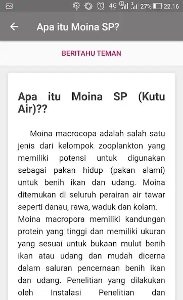 Play Cara Budidaya Kutu Air (Moina SP) as an online game Cara Budidaya Kutu Air (Moina SP) with UptoPlay