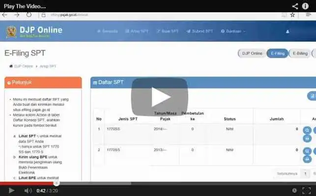 Play Cara Mengisi Efiling: Video Version Play Cara Mengisi Efiling: Video Version