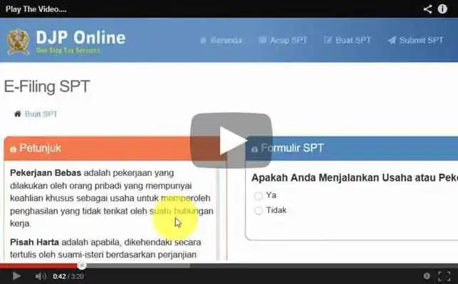Play Cara Mengisi Efiling: Video Version Play Cara Mengisi Efiling: Video Version