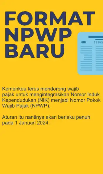 Play Cara Validasi NIK Jadi NPWP  and enjoy Cara Validasi NIK Jadi NPWP with UptoPlay