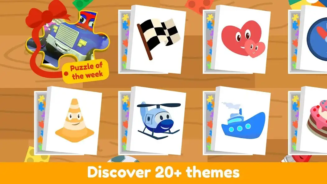 Play Car City Puzzle Games - Brain Teaser for Kids 2+ as an online game Car City Puzzle Games - Brain Teaser for Kids 2+ with UptoPlay