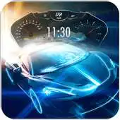 Free play online Carclock Live Wallpaper for Free APK