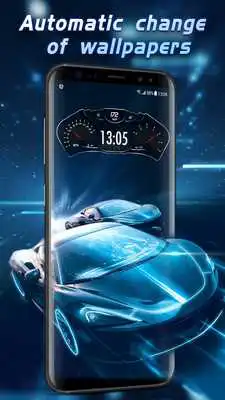 Play Carclock Live Wallpaper for Free