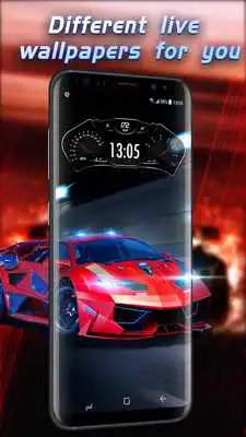 Play Carclock Live Wallpaper for Free