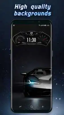 Play Carclock Live Wallpaper for Free