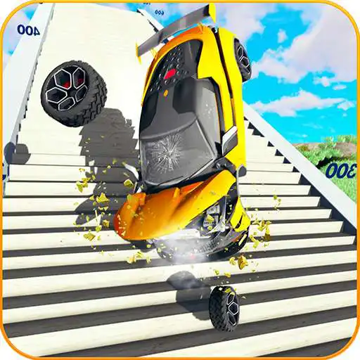 Play Car Crash Beam  Drive Sim: Death Stairs Jump Down APK