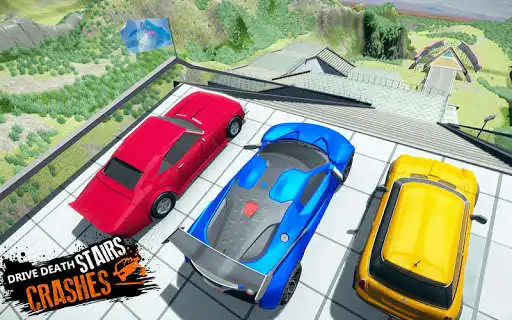 Play Car Crash Beam  Drive Sim: Death Stairs Jump Down as an online game Car Crash Beam  Drive Sim: Death Stairs Jump Down with UptoPlay