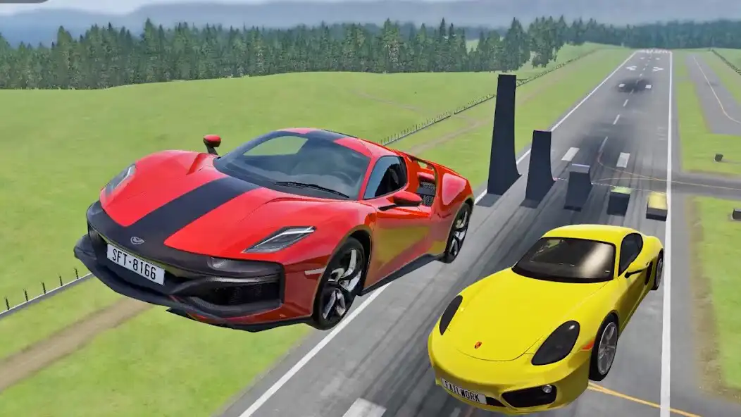 Play Car Crash Drive Simulation 3D as an online game Car Crash Drive Simulation 3D with UptoPlay