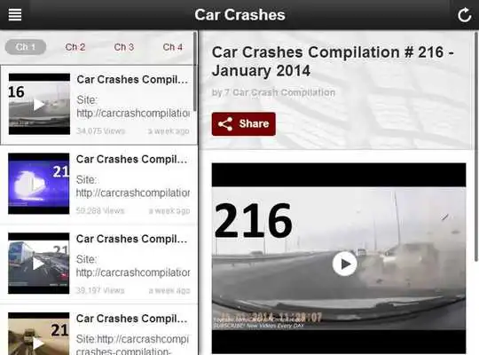 Play Car crashes compilation