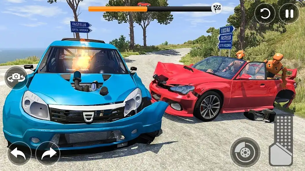 Play Car Crash Fever 3D Driving as an online game Car Crash Fever 3D Driving with UptoPlay