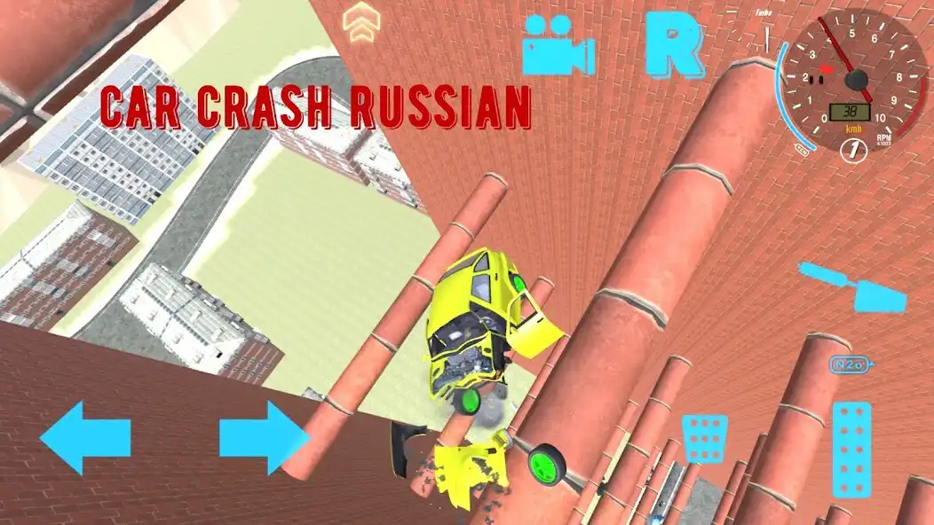 Play Car Crash Russian as an online game Car Crash Russian with UptoPlay