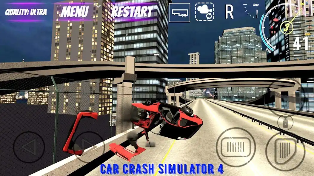 Play Car Crash Simulator 4 as an online game Car Crash Simulator 4 with UptoPlay