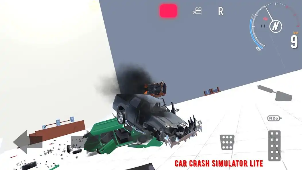 Play Car Crash Simulator Lite as an online game Car Crash Simulator Lite with UptoPlay