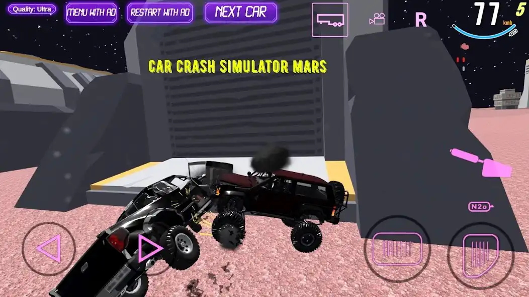 Play Car Crash Simulator Mars  and enjoy Car Crash Simulator Mars with UptoPlay