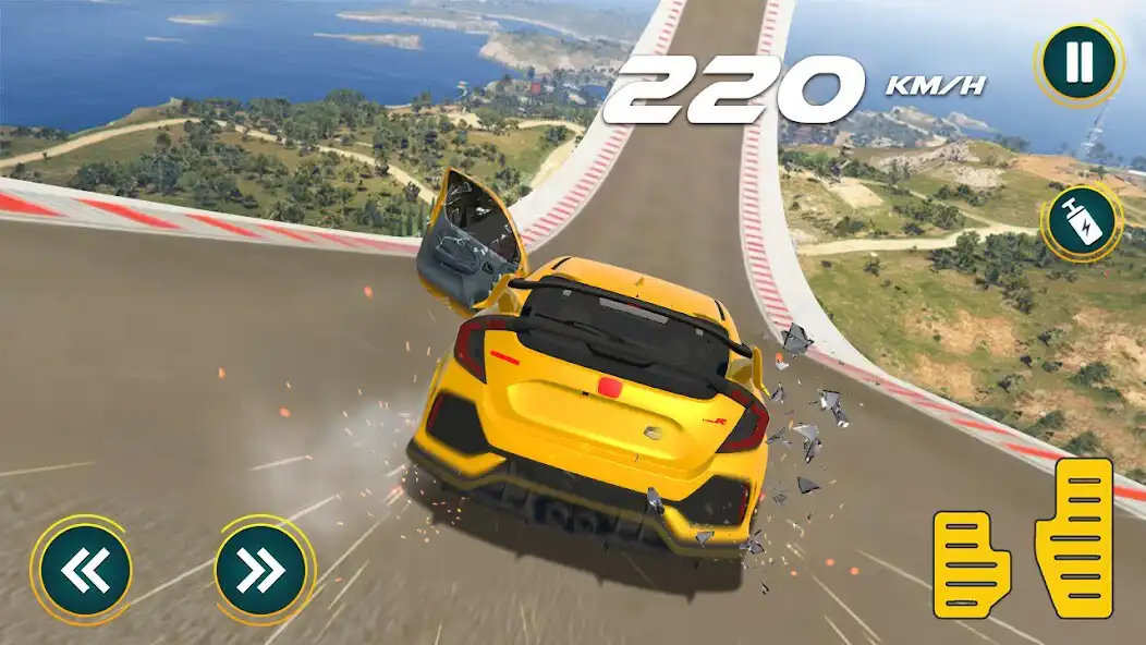 Play Car Crash Simulator : Stunt 3D  and enjoy Car Crash Simulator : Stunt 3D with UptoPlay