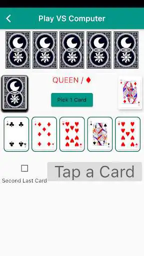 Play Card 7 as an online game Card 7 with UptoPlay